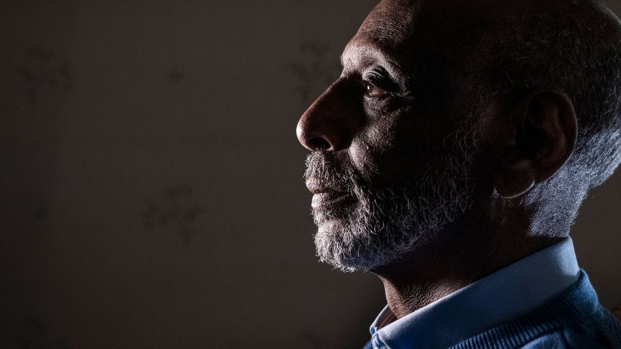 ”Jag vill aldrig sätta min fot i en etiopisk rättssal igen”, säger Fikru Maru, 68.