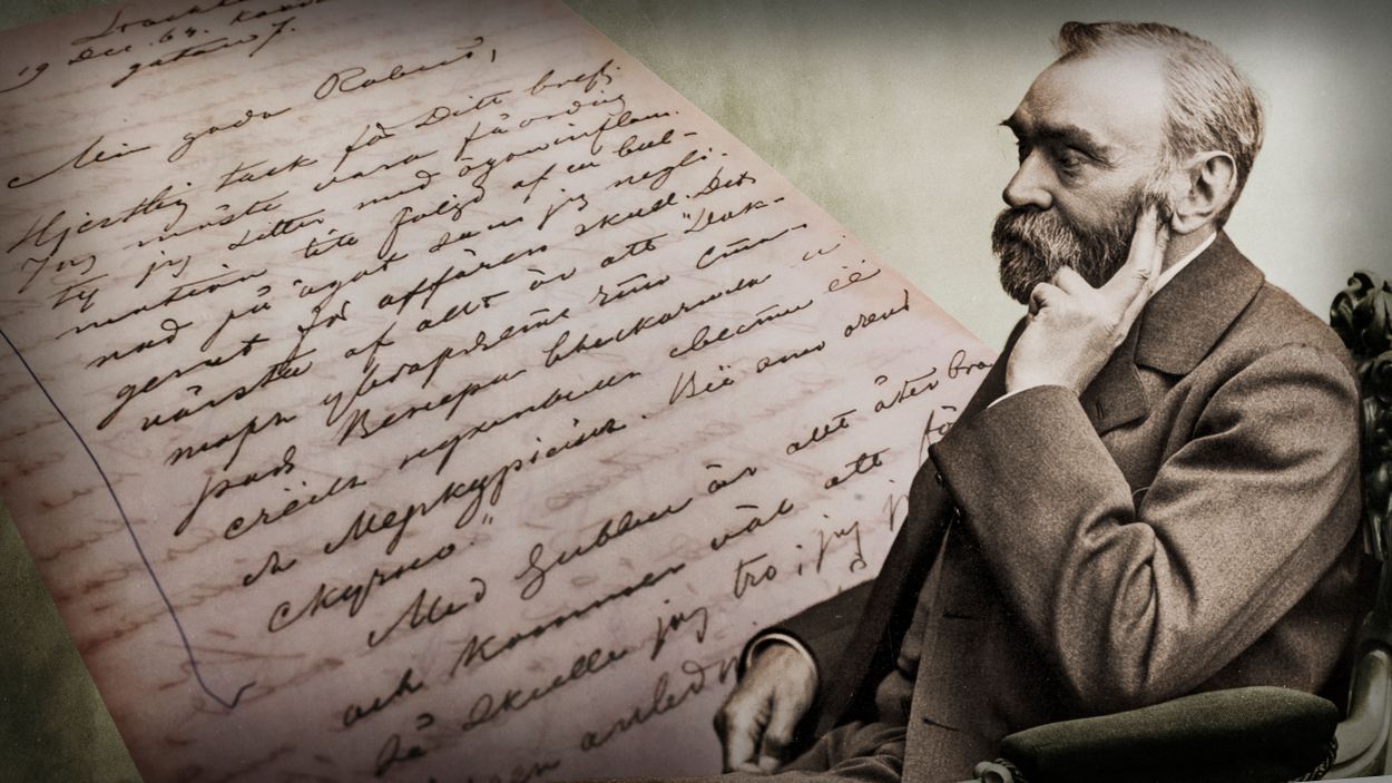 Alfred Nobel uppgav sig skriva mellan 20 och 40 brev per dag, vilket stämde, åtminstone periodvis.