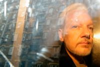 Julian Assange i London, 2019.