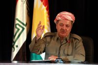 President Masoud Barzani. Arkivbild.