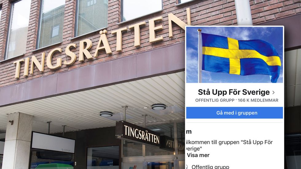 Eskilstuna tingsrätt anser att sex av Facebook-kommentarerna var uppenbara exempel på hets mot folkgrupp.