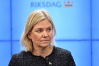Statsminister Magdalena Andersson (S) har fått riksdagens ja till en riskskatt för banker. Arkivbild.