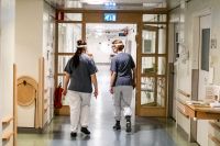 Södersjukhuset är ett av fem sjukhus i Stockholmsregionen som är i stabsläge. Arkivbild.