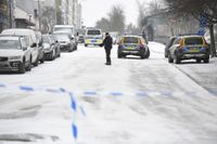I skottlossningen i Hallonbergen i Sundbyberg, norr om Stockholm knivskars två personer, en man och kvinna, så svårt att de avled av sina skador.