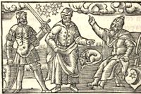 Illustration ur Johannes Magnus 1500-talsverk ”Goternas och svearnas historia”.  