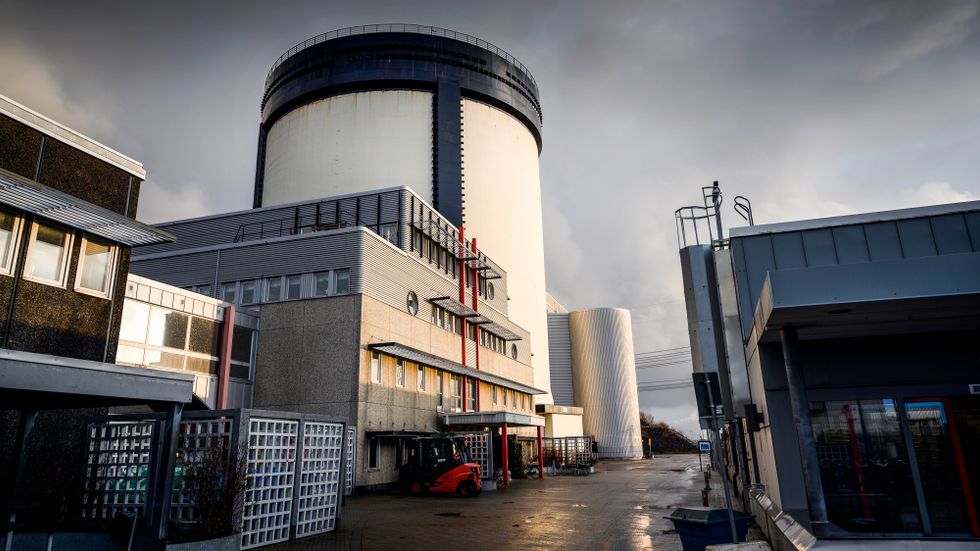 Bilden är på Ringhals kärnreaktor 1 som har stängts ner. 