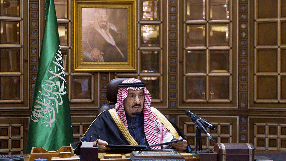 Saudiarabien är en absolut monarki och en islamisk stat baserad på Koranen. På bilden håller Salman bin Abdul-Aziz Al Saud sitt första tal som kung efter kung Abdullahs död i januari.