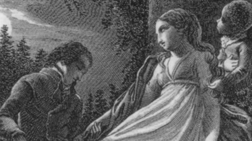 Illustration ur Clemens Brentanos roman ”Godwi” (1801), enligt Nicole Sütterlin en av de första skildringarna av hur ett barndomstrauma kan såra det slutna jaget. 