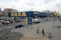 Hur blir det om utländska verksamheter slår igen? Här Ikea i Moskva. Arkivbild.