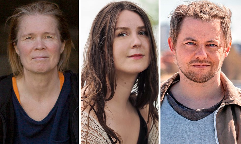 Ia Genberg, Elin Ruuth och Mikael Berglund är tre av fyra nominerade till SvD:s litteraturpris 2022. 