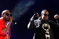 Kanye West och Jay-Z.