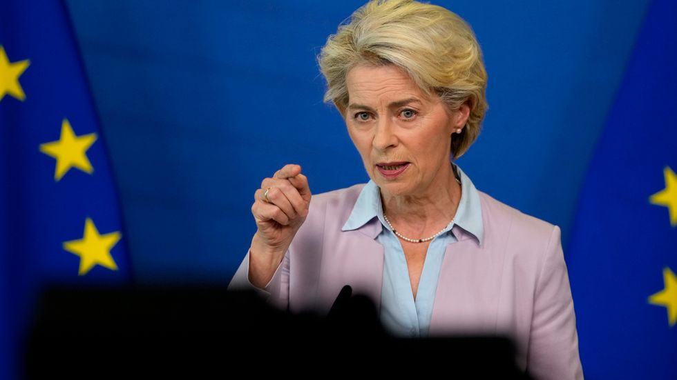 EU-kommissionen, med ordförande Ursula von der Leyen, har lanserat flera omstridda förslag för att hantera energikrisen i vinter. Arkivbild