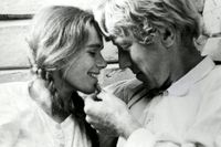 Liv Ullmann och Max von Sydow som Kristina och Karl-Oskar i Jan Troells film ”Utvandrarna” från 1971.