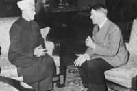 Jerusalems stormufti Haj Amin al-Husseini i samspråk med Adolf Hitler, 1941