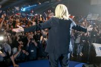 Marine Le Pen under valkampanjen, den 21 april.