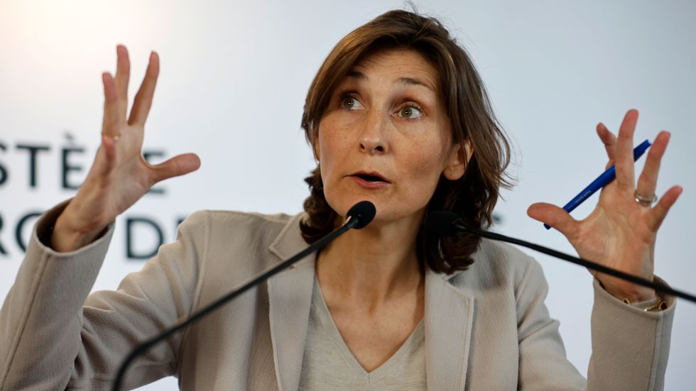 Frankrikes idrottsminister Amélie Oudéa-Castéra sätter, tillsammans med fyra andra ministrar, press på Fifa. Arkivbild.