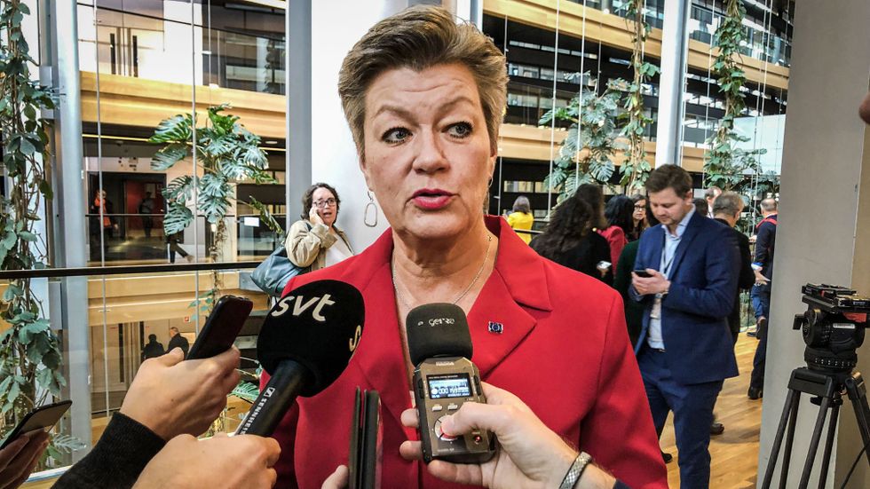 EU:s tillträdande inrikeskommissionär Ylva Johansson. Arkivfoto.