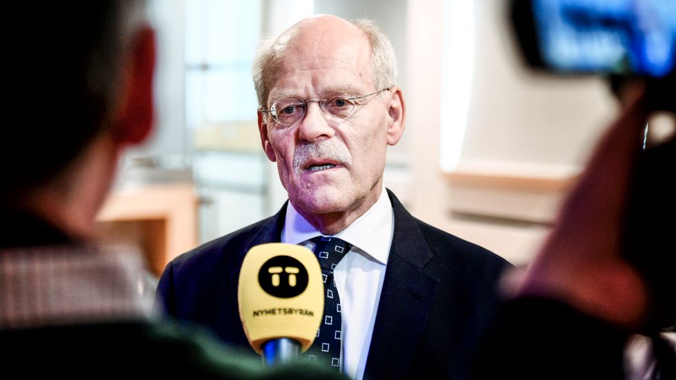 Riksbankschef Stefan Ingves efter dagens räntebesked.