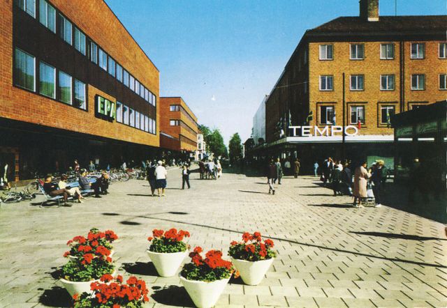 Epa och Tempo i Umeå centrum på 1960-talet.