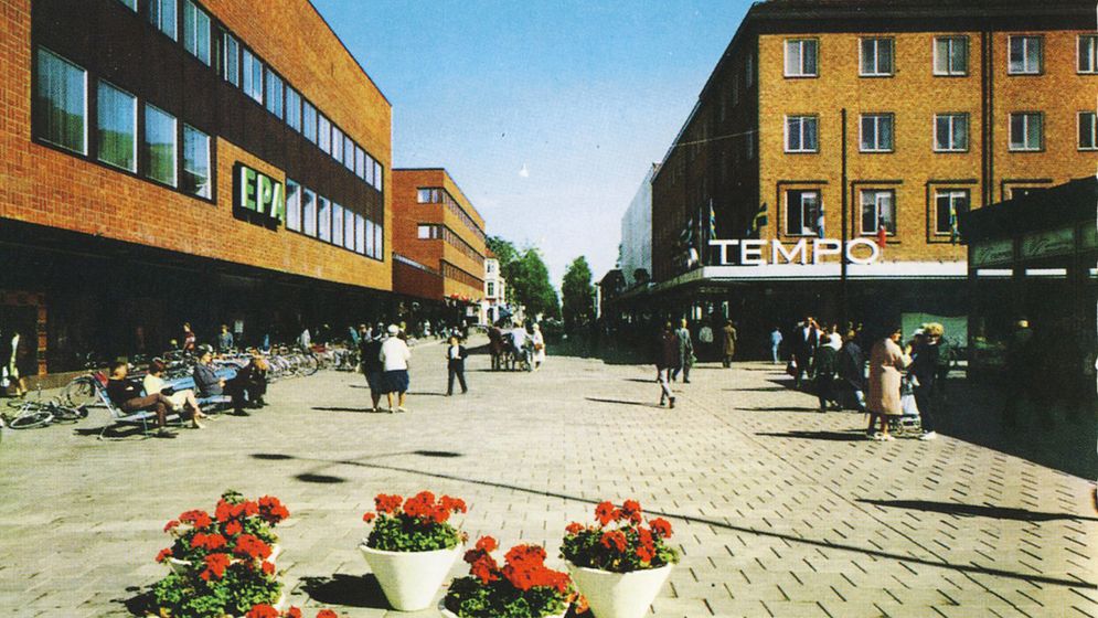 Epa och Tempo i Umeå centrum på 1960-talet.