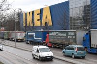 LO-förbundens varsel omfattar bland annat städpersonal hos Ikea, Kungens kurva, i södra Stockholm. Arkivbild.