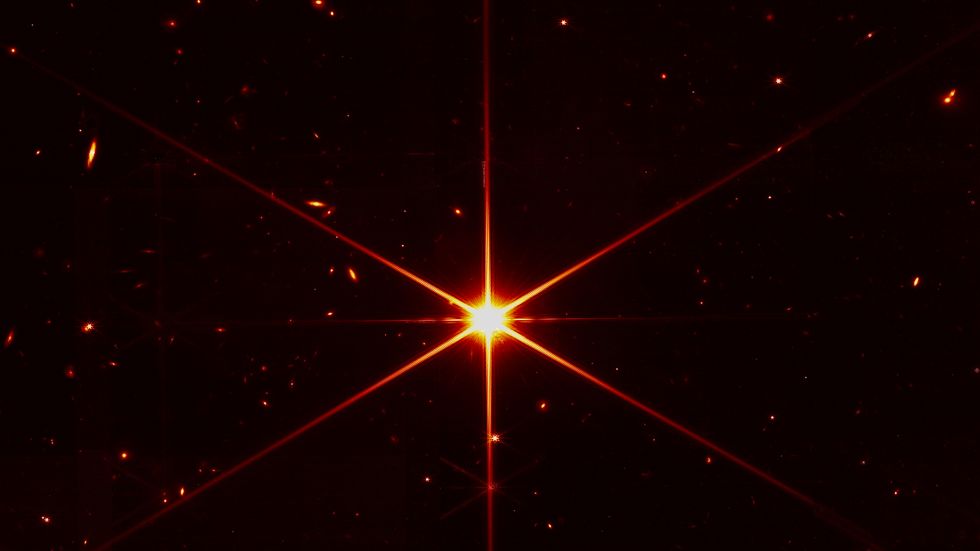 Bilden på stjärnan landade i Nasas datorer på onsdagen – tagen en och en halv miljoner kilometer från jorden.