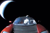 Det väckte stor uppmärksamhet i februari när Teslas skapare Elon Musk skickade upp en bil i rymden. 