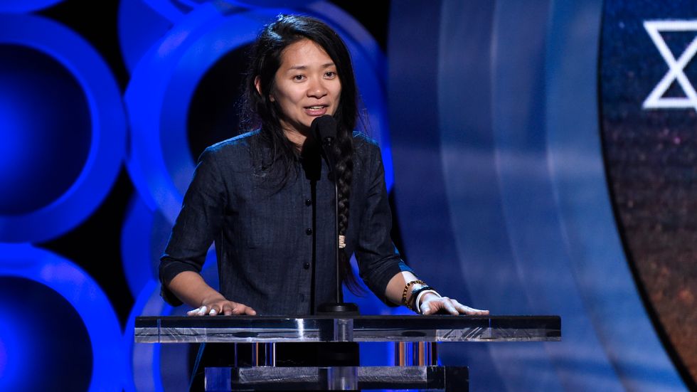 Regissören Chloe Zhaos film "Nomadland" är en av de stora Oscarsfavoriterna från 2020. Arkivbild.