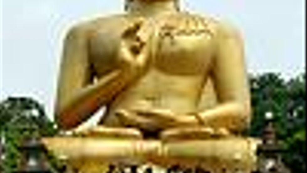 Buddha är den store inspiratören för en ny våg inom psykoterapin. Här en staty av Buddha i södra Thailand. (Foto: Sukree Sukplang/Reuters)