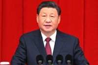 Kinas ledare Xi Jinping besökte tidigare i år den nya skridskoanläggningen i Peking.