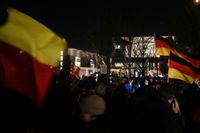 AFD-demonstrationen i Berlin.