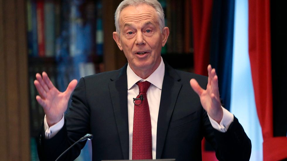 Tony Blair, tidigare premiärminister och Labourledare i Storbritannien.