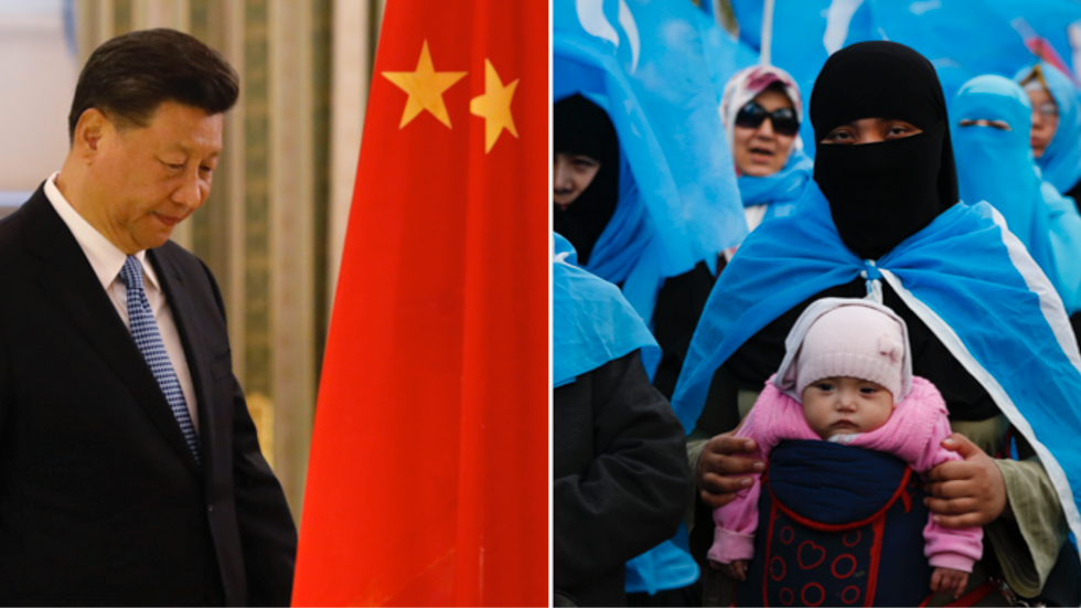 Xi Jinping och uigurer.
