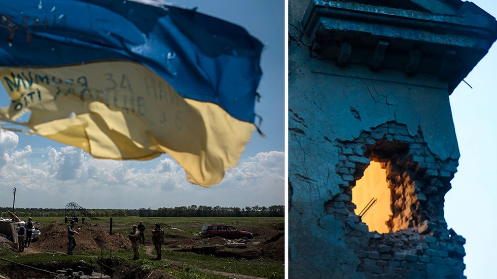 Seperatister menar att ersättningen av skyltarna från ukrainska till ryska inte ska ses som diskriminering mot ukrainsktalande.