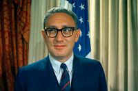 Henry Kissinger (1923–2023) fotograferad 1968.