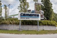 Cementas fabrik i Slite på Gotland. 