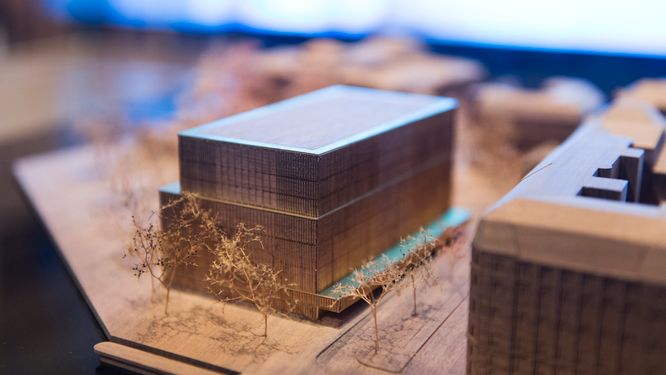 Visionen om ett Nobelcenter på Blasieholmen verkar förbli på modellstadiet. Arkivbild.