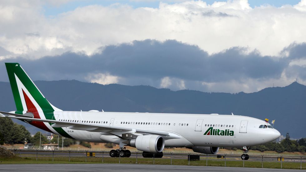 Ett Alitalia-plan. Arkivbild.