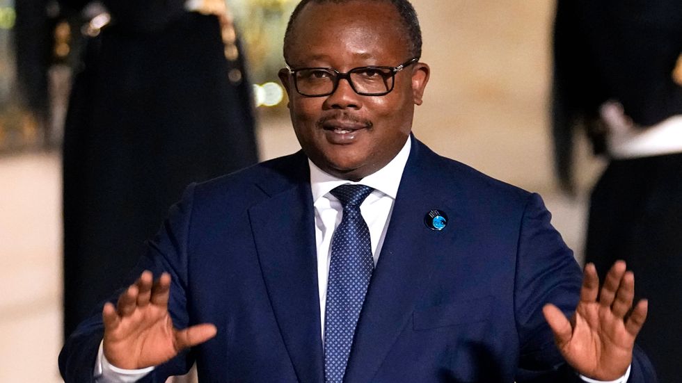 Guinea-Bissaus president Umaro Sissoco Embaló. Arkivbild från november 2021.