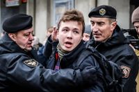 Roman Protasevitj greps av belarusiska myndigheter i söndags.