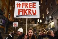 Tidigare i december hölls en demonstration utanför Etiopiens ambassad i Stockholm till stöd för fängslade och sjuke svenske hjärtläkaren Fikru Maru.