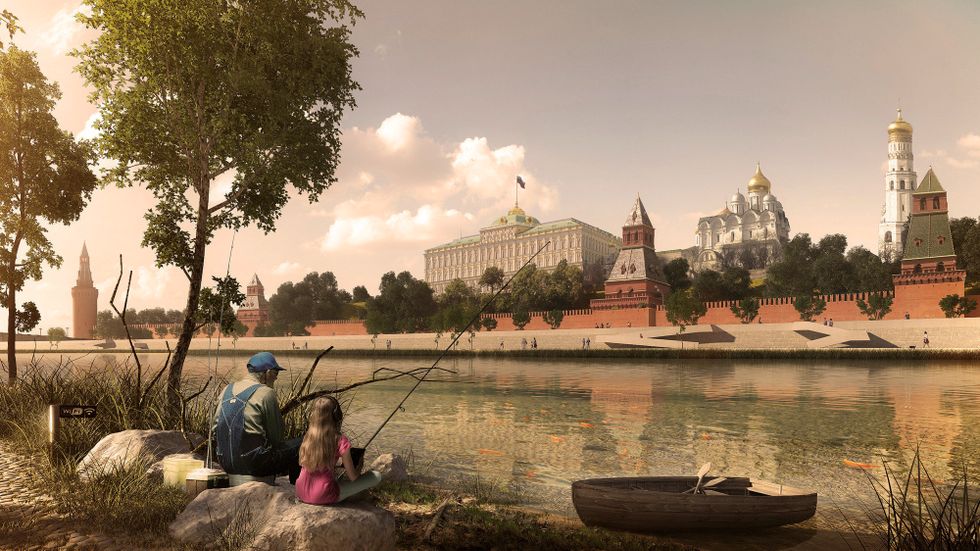 Moskva drömmer om stillsamt fiske, vildmarker och björkskog.