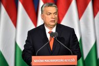 Ungerns premiärminister Viktor Orbán bad, under det årliga talet till nationen, folket om att bli omvald.