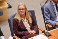 Julia Kronlid (SD) under uppropet av riksdagsledamöterna på måndagen.