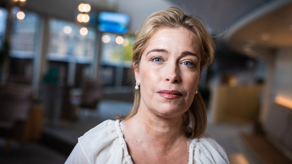 Annika Strandhäll, ordförande för S-kvinnor. 