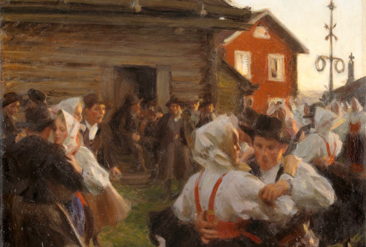 Anders Zorns ”Midsommardans” från 1897.
