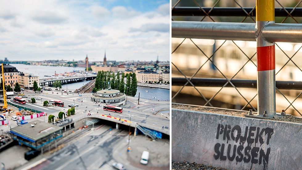 Slussen i Stockholm.