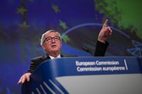 EU-kommissionens ordförande Jean-Claude Juncker håller presskonferens i Bryssel inför veckans toppmöte i Rumänien.