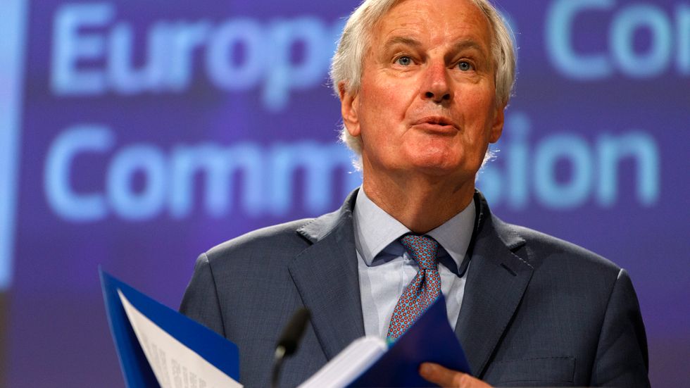 Franske Michel Barnier är EU:s chefsförhandlare i brexitfrågor. Arkivbild.