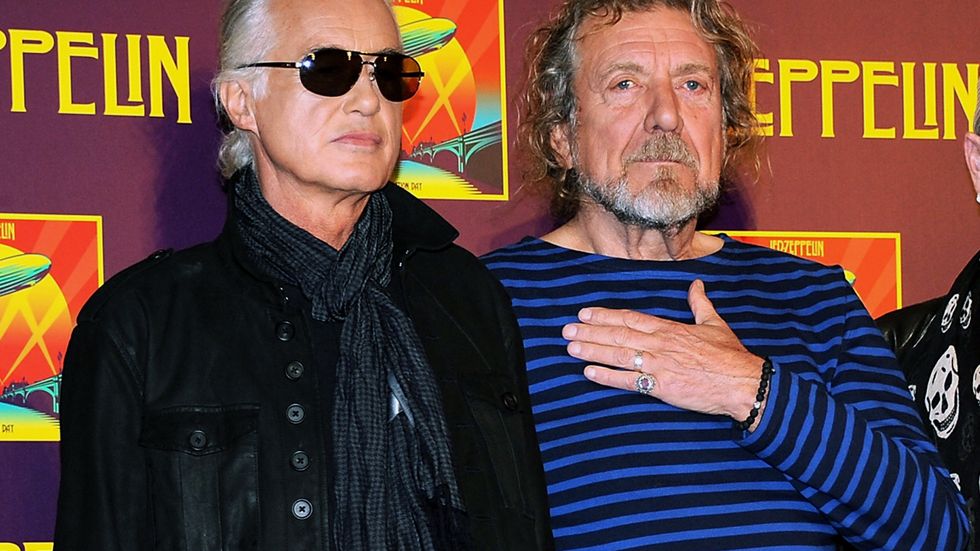 Jimmy Page och Robert Plant.